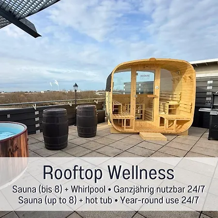 Panorama Penthouse Mit Dachterrasse - Sauna & Whirlpool * Karlsruhe