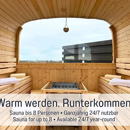 Panorama Penthouse Mit Dachterrasse - Sauna & Whirlpool Apartman