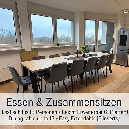 Panorama Penthouse Mit Dachterrasse - Sauna & Whirlpool * Karlsruhe