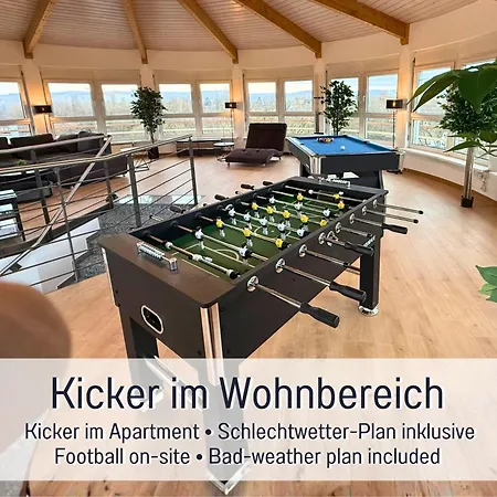 Panorama Penthouse - Whirlpool - Sauna - Billiard Apartamento Karlsruhe