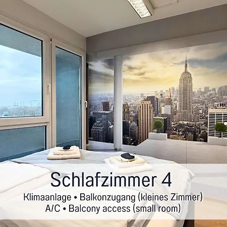 Apartman Panorama Penthouse Mit Dachterrasse - Sauna & Whirlpool Karlsruhe