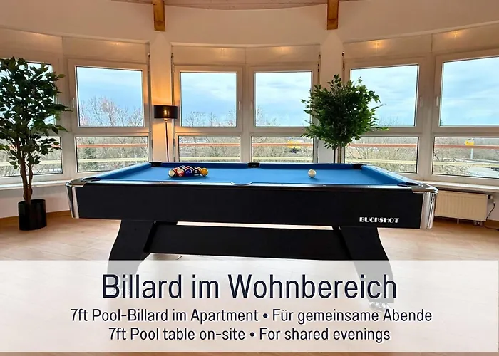 Lägenhet Panorama Penthouse - Whirlpool - Sauna - Billiard